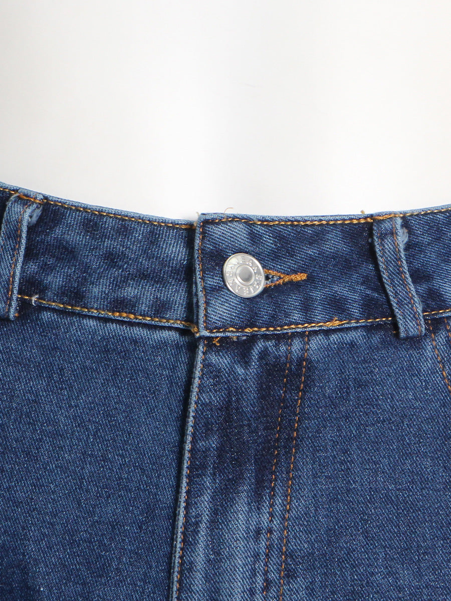 Pantalon large taille haute avec grandes poches – Style décontracté et tendance