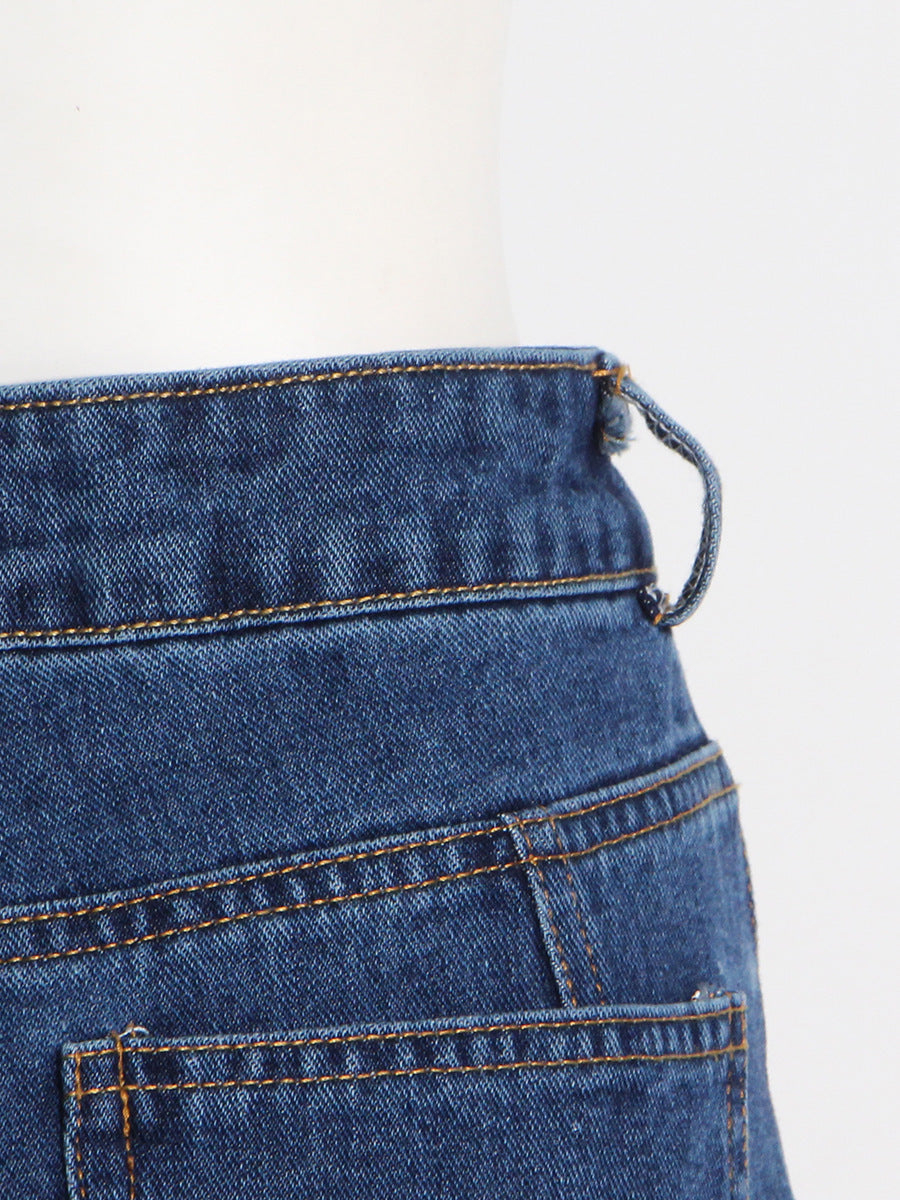 Pantalon large taille haute avec grandes poches – Style décontracté et tendance