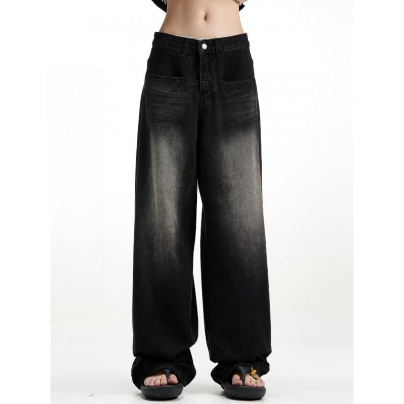 Jean blanc unisexe style américain – Collection automne/hiver