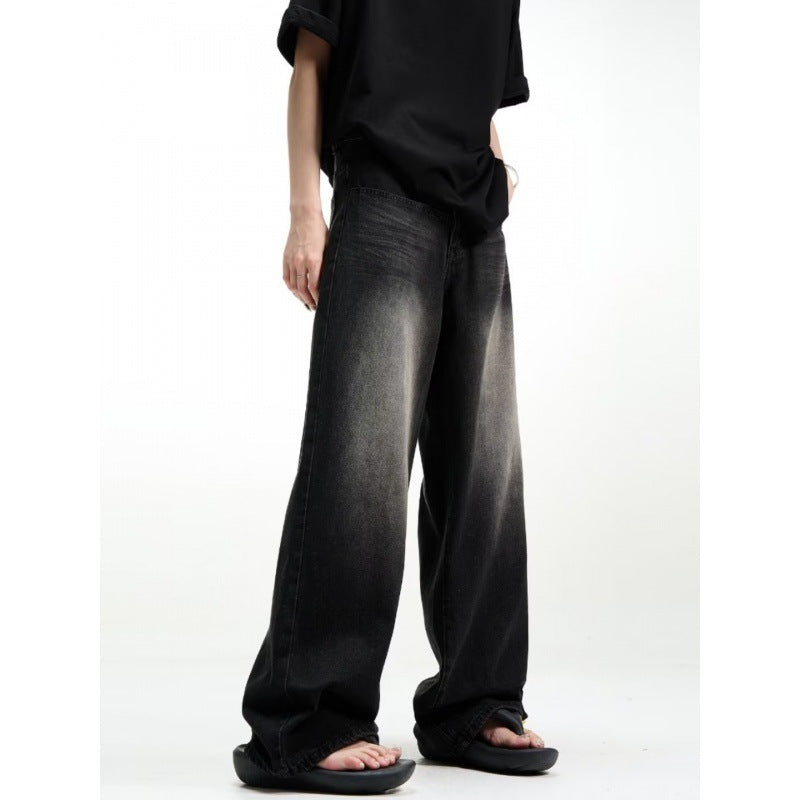 Jean blanc unisexe style américain – Collection automne/hiver