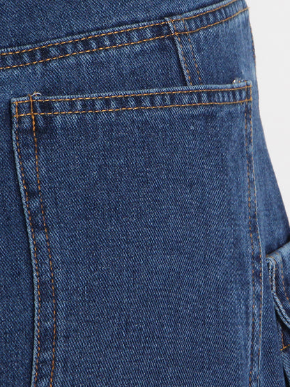Pantalon large taille haute avec grandes poches – Style décontracté et tendance