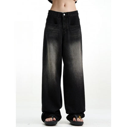 Jean blanc unisexe style américain – Collection automne/hiver