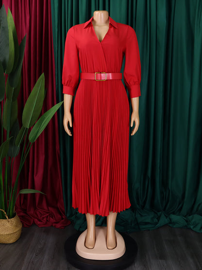 Robe Femme Grande Taille Couleur Unie